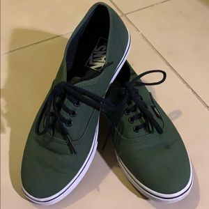 LAST CALL! Olive Green Authentic LoPro Vans